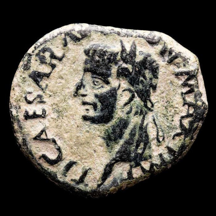 Römische Provinz. Tiberius (n.u.Z. 14-37). As COL AVGVSTA EMERITA city gates.