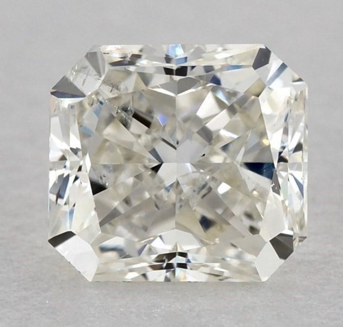 1 pcs Diamant - 0.80 ct - Radiant - H - SI1