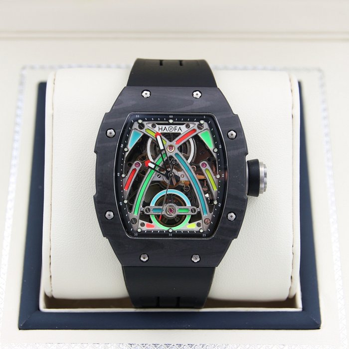 Haofa - Carbon TPT Automatic Watch - Bez ceny minimalnej
 - 1970 - Mężczyzna - 2011-obecnie