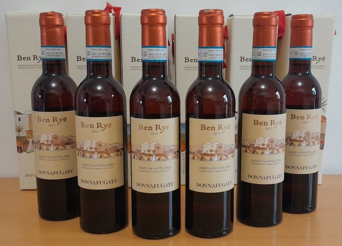 2022 Donnafugata "Ben Ryé" Passito di Pantelleria - Sicilia Passito - 6 Halv flaske (0,375 L)