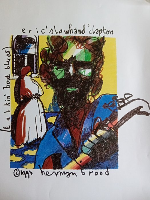 herman brood - Talking  about blues, Eric Clapton - Lata 90.