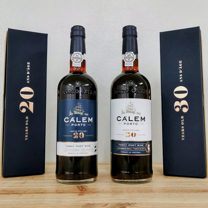 Calem, 30 & 20 Years Old Tawny - Porto - 2 Flaskor (0,75L)