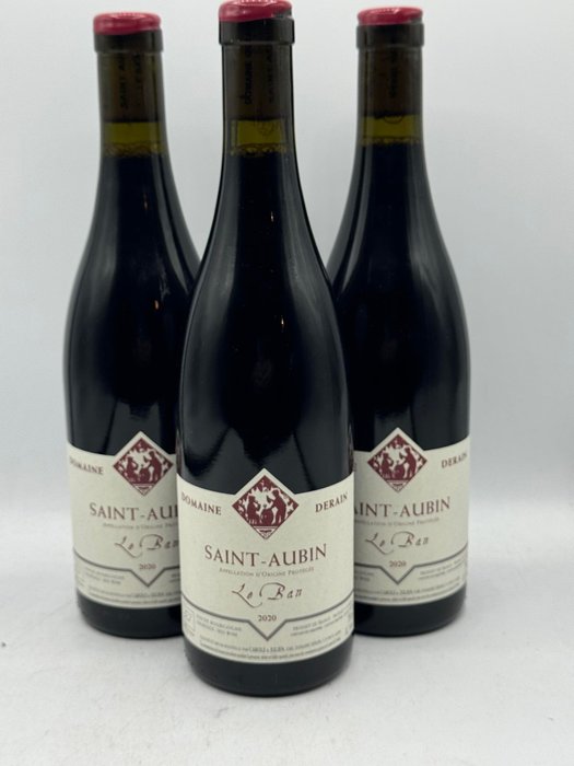 2020 Domaine Derain Saint-Aubin Le Ban - 勃艮第 - 3 Bottle (0.75L)
