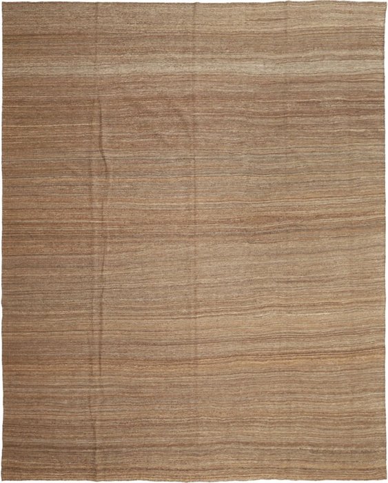 设计师现代 Kilim 地毯 - 凯利姆平织地毯 - 385 cm - 303 cm