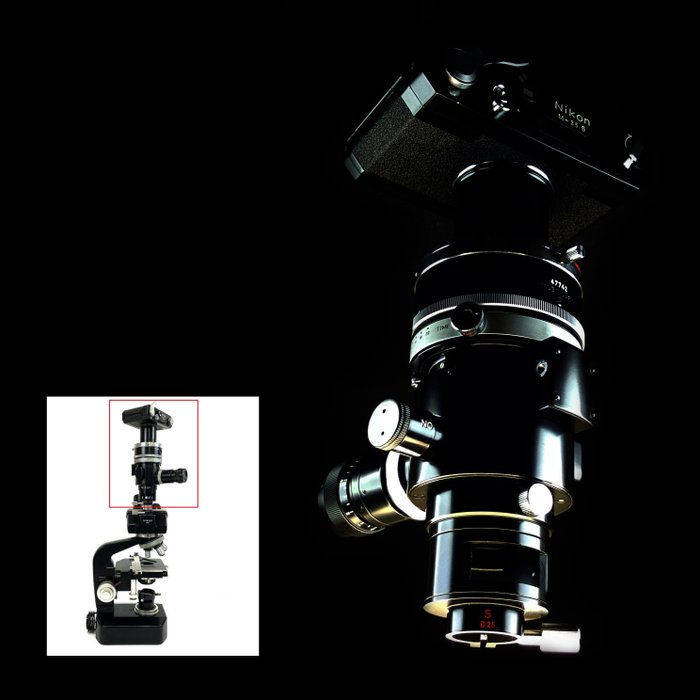 顯微鏡 - M-35S Microscope Camera w/AFM - 1960-1970 - 日本 - Nikon