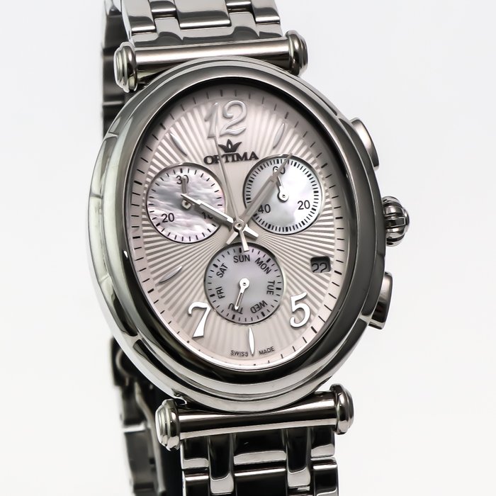 Optima - Swiss made chronograph - OSC337-SS-7 - Ohne Mindestpreis - Damen - 2011-heute