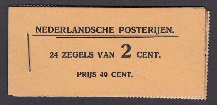 荷兰 1921 - 邮票小册子 - NVPH PZ4