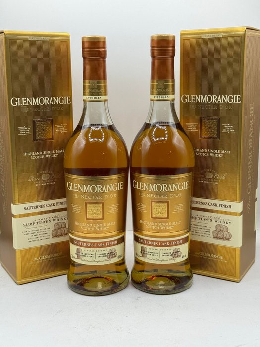 Glenmorangie - The Nectar d'Or - Original bottling  - 70 cl - 2 bottles