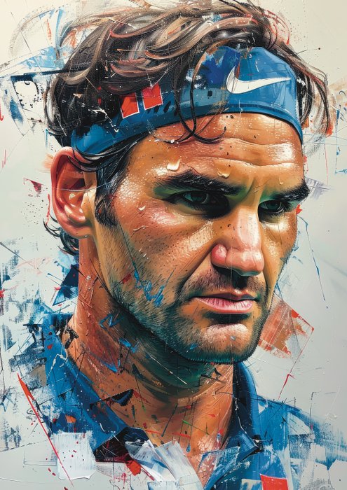 SDIMART - Roger Federer Portrait Spektra Edition 3/5 w/COA