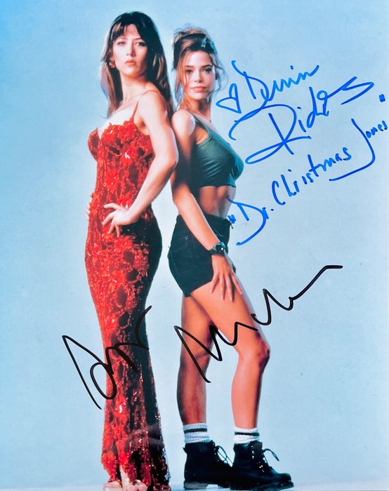 James Bond 007: The World is Not Enough - Double signed by Sophie Marceau and Denise Richards, with COA