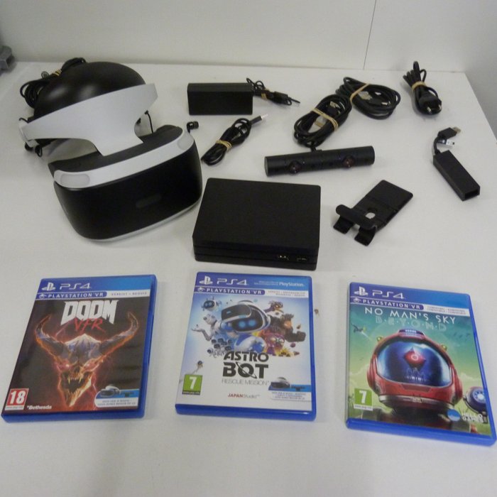 Sony - Playstation 4 VR Headset + Games - 电子游戏机