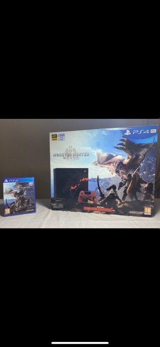 Sony - Sony PlayStation 4 Pro 1TB - Special Edition Monster Hunter World - Consola de videojuegos - En la caja original