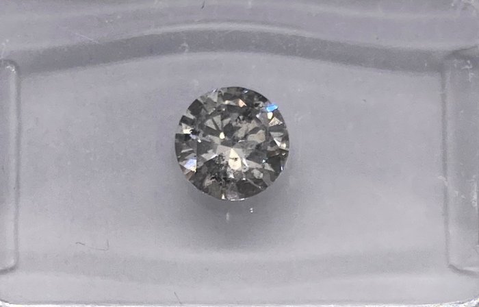 1 pcs Diamant - 0.52 ct - Brilliant - L - I2