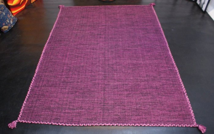 手工编织 Ghashgai Kilim 羊毛新紫色 - 凯利姆平织地毯 - 240 cm - 170 cm