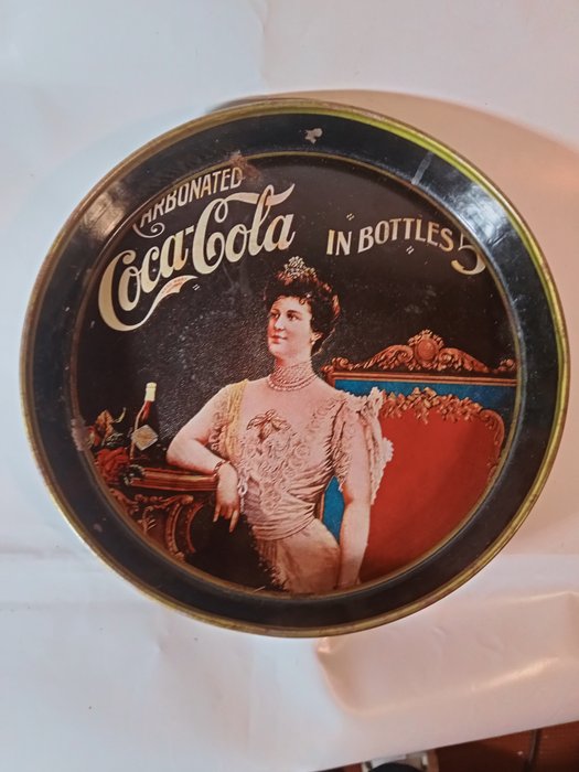 coca cola -anni 60/70 - 托盤 - 金屬