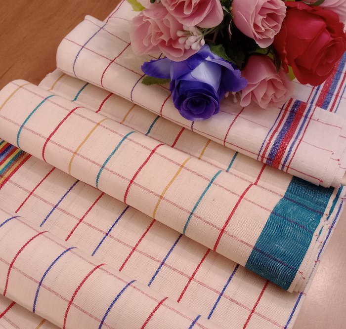 高品質亞麻茶巾 - 毛巾 (6)  - 87 cm - 54 cm