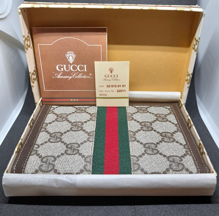 Gucci - Web GG Supreme - Bifold-Brieftasche