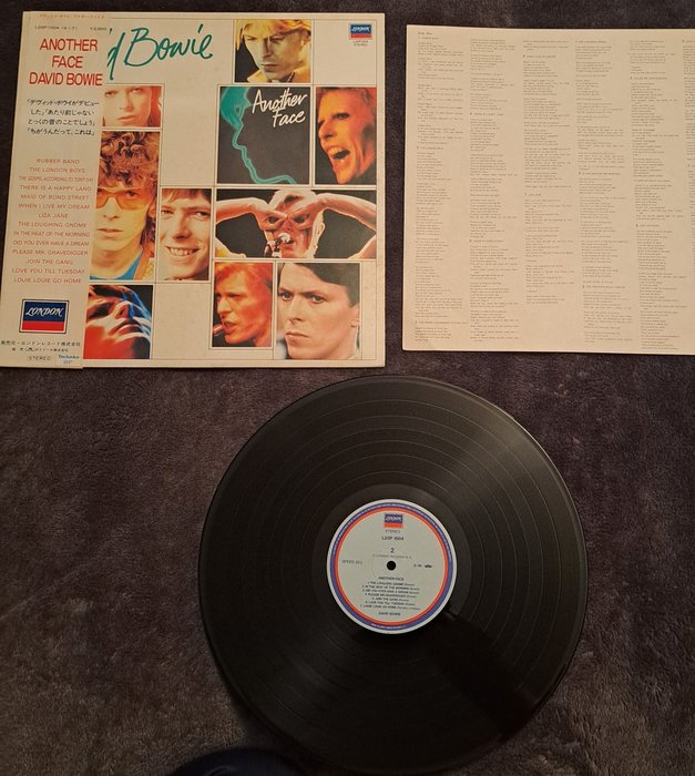David Bowie - Another Face - LP - Japán nyomás - 1981