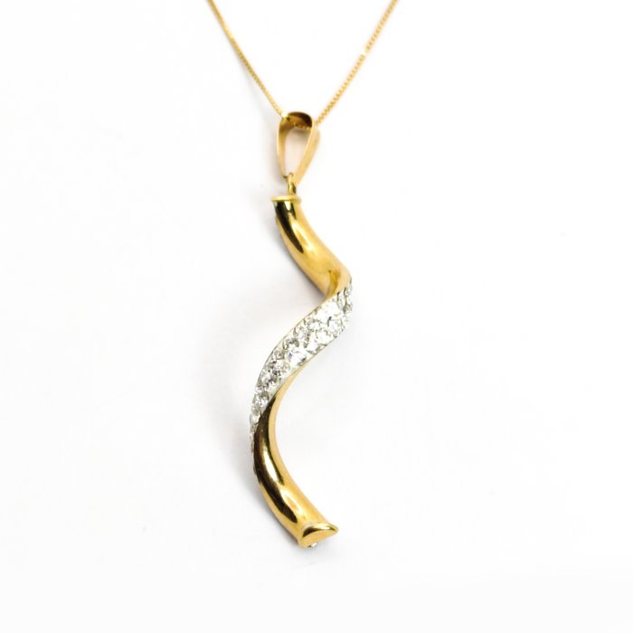 Ohne Mindestpreis - NO RESERVE PRICE Halskette mit Anhänger - Gold 