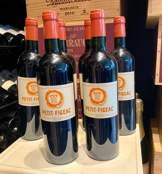 2015 Petit-Figeac, 2nd wine of Chateau Figeac - 圣埃米利永 - 6 Bottles (0.75L)