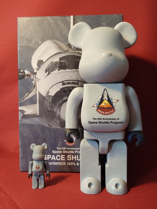 Space Shuttle x Bearbrick - Space Shuttle 100% & 400% Set Be@rbrick Medicom Toy