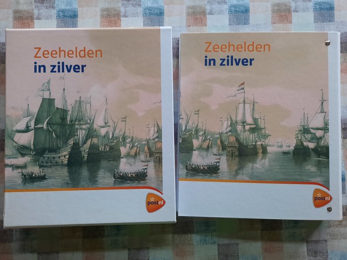 Holandia 2011/2012 - Kompletna kolekcja (12 sztuk) bohaterów morskich w kolorze srebrnym