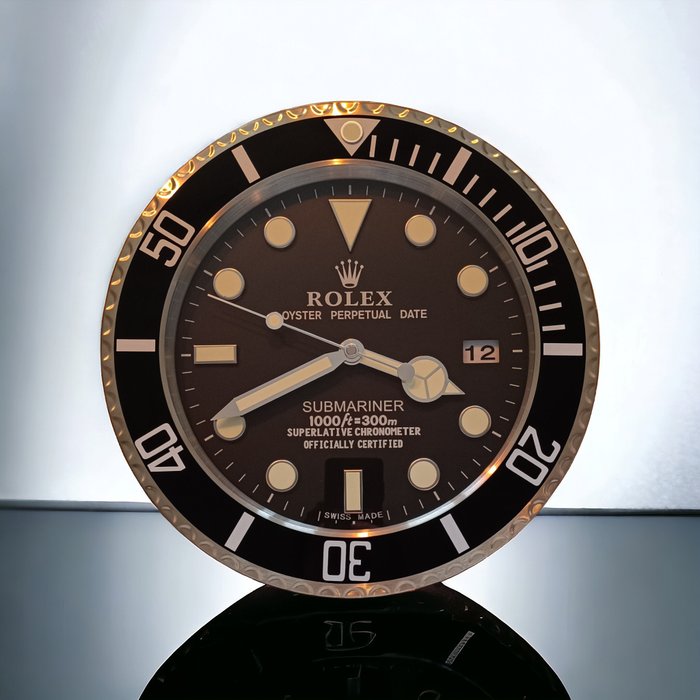 Reloj de pared - Concesionaria Rolex Submariner - Acero - Posterior a 2020