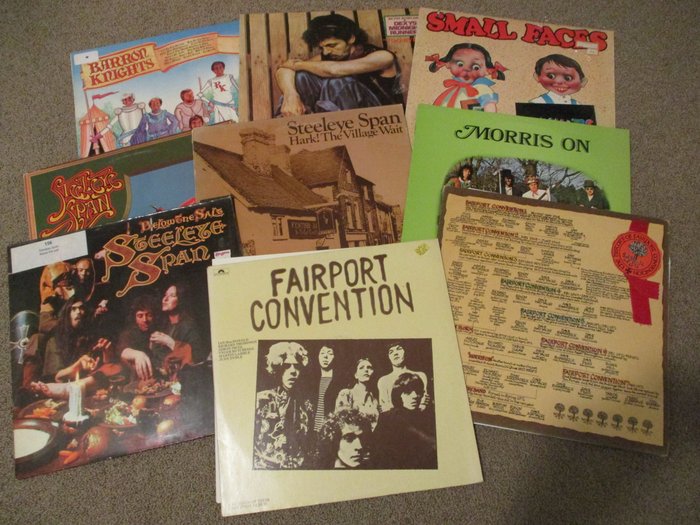 Fairport Convention & Related, (Steeleye Span, Small Faces, Barron Knights, Morris On, Dexy Midnight Runners) - Artiști multipli - Collection - Titluri multiple - Albume LP (mai multe articole) - 1972