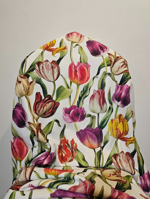 Exkluzív szecessziós virágos szövet - 600x140 cm - Valósághű festés - Hollandia - Textil  - 600 cm - 140 cm
