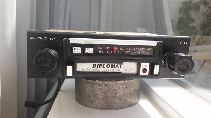 Diplomat  MPX / Cassette Car Stereo - Model No 321 Bilradio