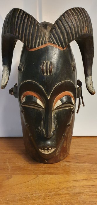 Máscara colorida - Baule - Costa do Marfim  (Sem preço de reserva)
