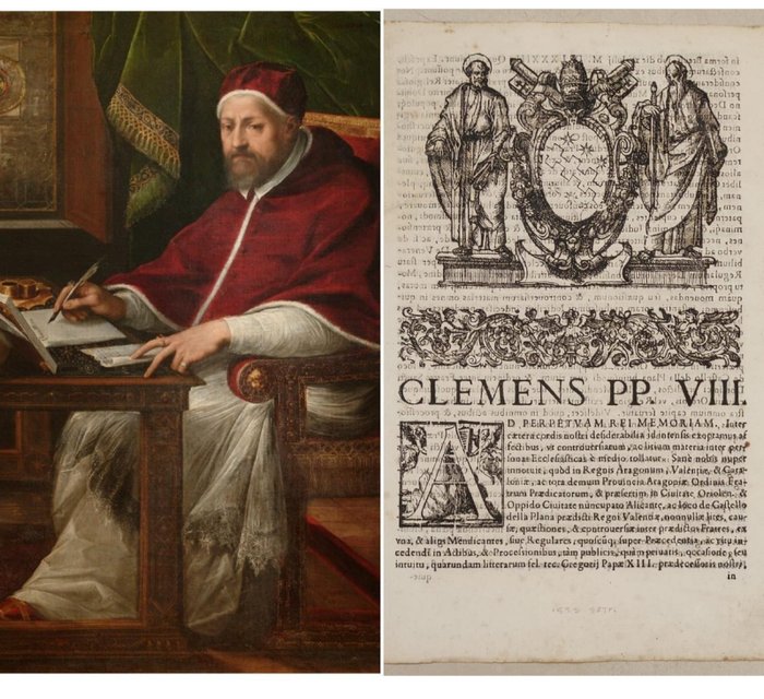 Papa Clemente VIII - Documento - Editto - 1592