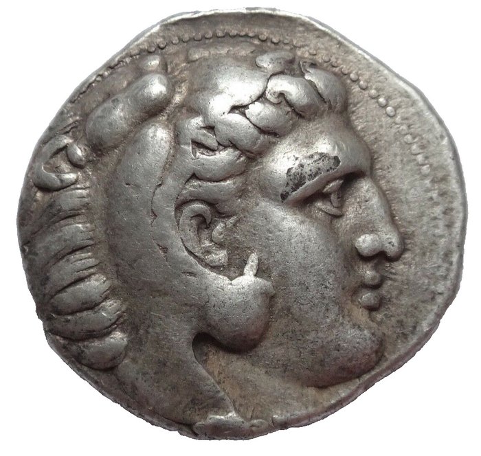 Rois de Macédoine. Philippe III Arrhidée (323-317 av. J.-C.). AR Tetradrachm,  Contemporary imitation of Sidon mint issue. Uncertain mint in the east