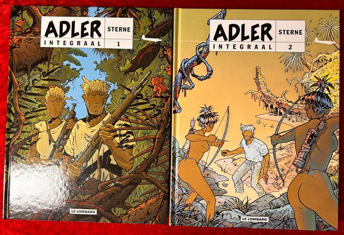 Adler Lombard bundelingen HC - Adler integraal 1 & 2 - 2 Album - Πρώτη έκδοση - 2008