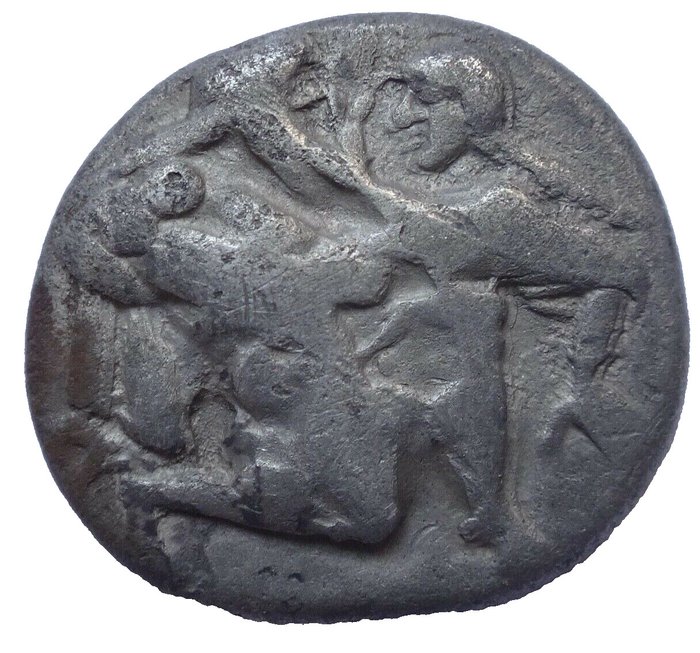 Eilanden bij Thracië, Thasos. Stater 500-480 BC.