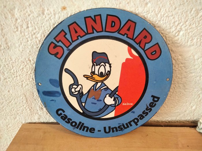 Standard gasoline - Werbeschild - Emaille