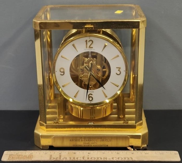 Relojes de mesa/sobremesa - Reloj Atmos - Jaeger LeCoultre - Bañado en oro - 1970-1980
