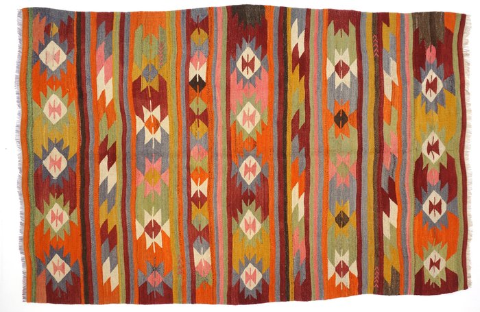 Usak - 凯利姆平织地毯 - 249 cm - 166 cm