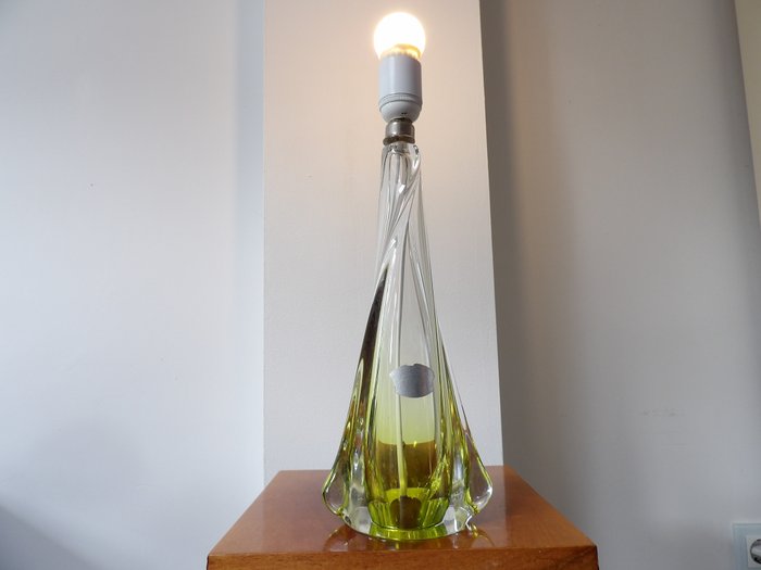 Val Saint Lambert René Delvenne - Lampe de table - Cristal