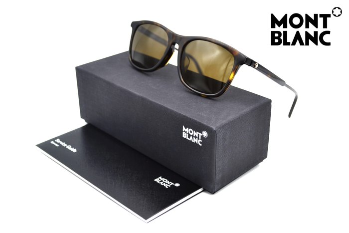 Montblanc - MB593SF 52J - Acetate Brown Design - Lenses by Zeiss - *New* & *Unusual* - 太阳镜