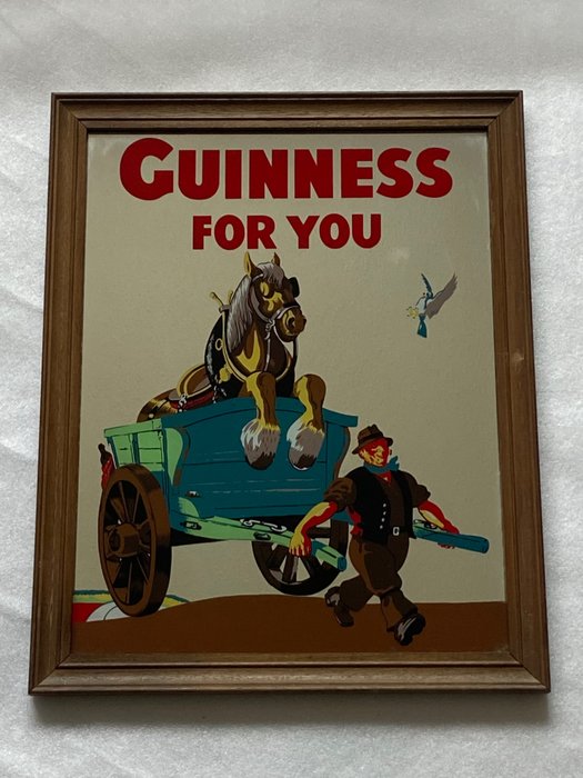 Guinness For You - 镜子  - 木, 玻璃