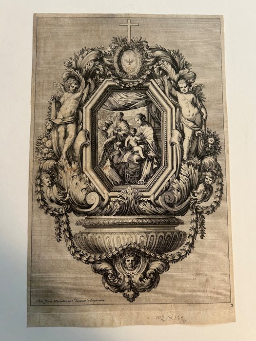 Jean Le Pautre (1618-1682) - Acquasantiera - Inventions pour faire des plaques ou des eau-bénitiers, servant aux orfèvres