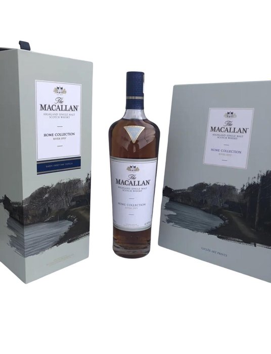 Macallan - Home Collection River Spey with Art Prints - Original bottling  - 700 毫升