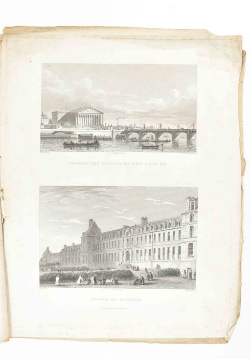 A. Pugin & C. Heath - Paris and its environs, dispayed in a series of picturesque views (9 parts) - 1831