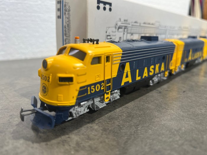 Märklin H0 - 3462 - Togsett (1) - 3 deler EMD F7, Digital MFX - Alaska Railroad