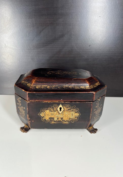 Tea caddy - Wood - China - Qing Dynasty (1644-1911)