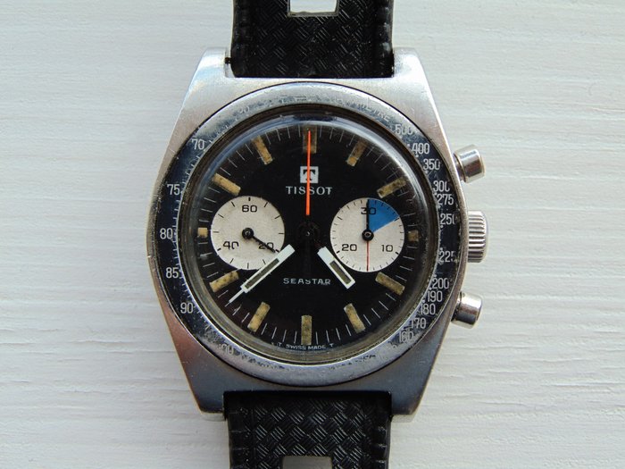Tissot - Seastar Chronograph - Panda dial - Tissot calibre 872 (Lemania 1277) - Hombre - 1960-1969