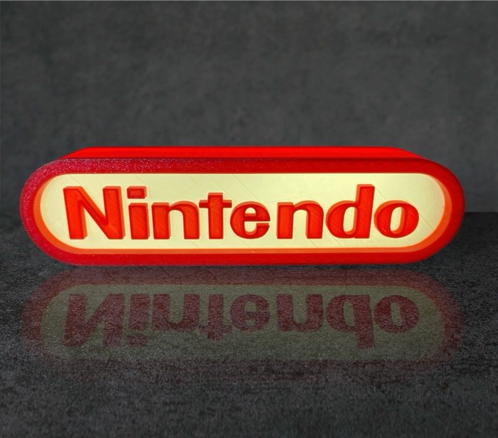Nintendo - Upplyst skylt - Plast