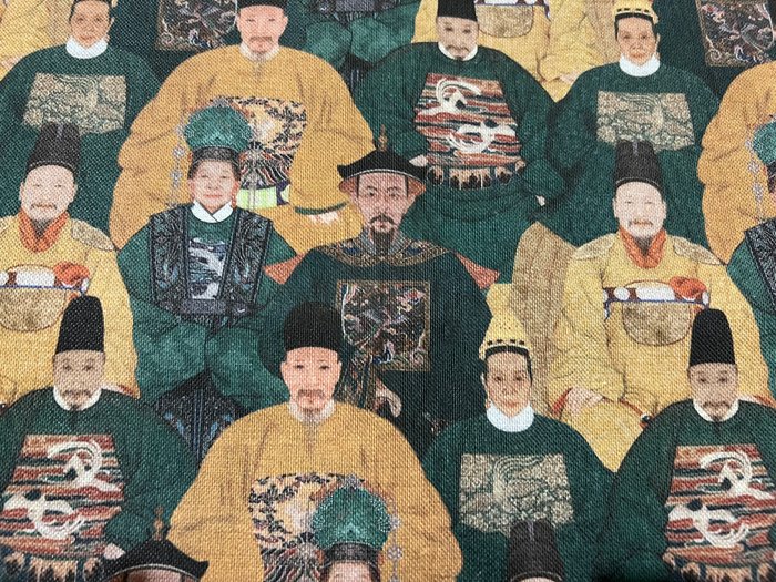țesătură de bumbac 6,00 x 1,40 metri - "Dinastia Orientală" - Orientală - - Țesătură tapițerie