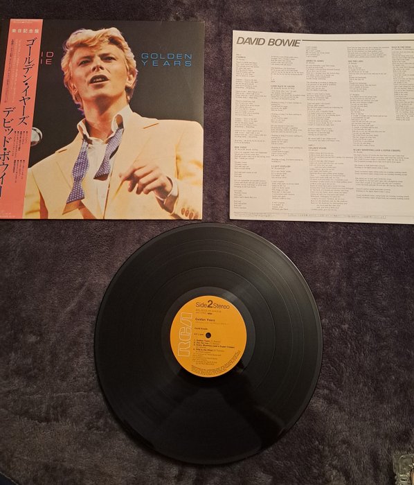 大衛鮑伊 - Golden Years - LP - 第一批 模壓雷射唱片 - 1983